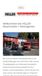 Mobile Screenshot of heller-motorgeraete.ch
